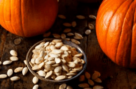 Pumpkin seeds evoke performance